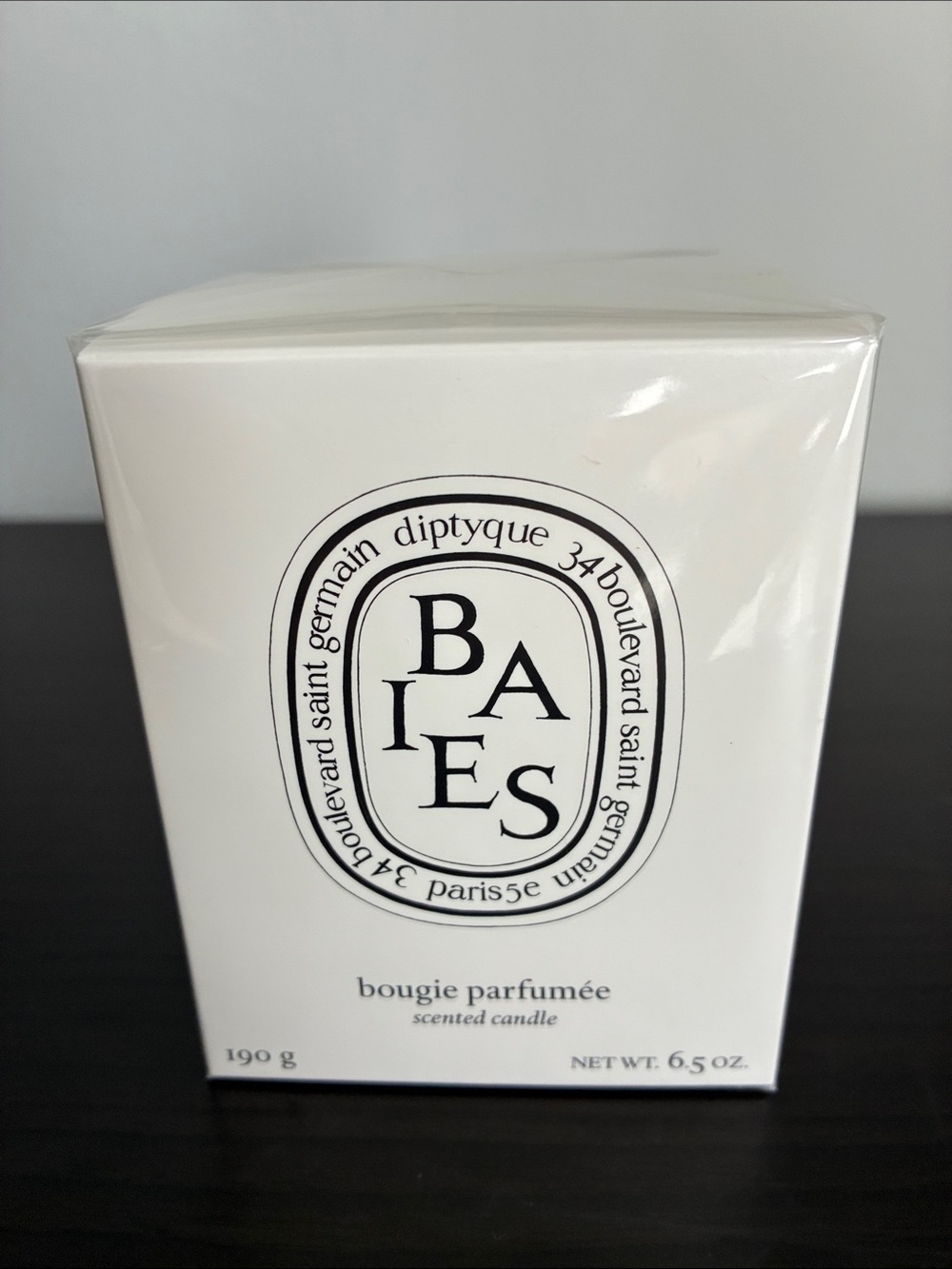 Diptyque Bais -Bougie Parfumee Berries Scented Candle - 6.5oz - New